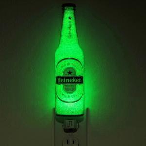 Heineken Beer 12oz Led Night Light Bottle Lamp..