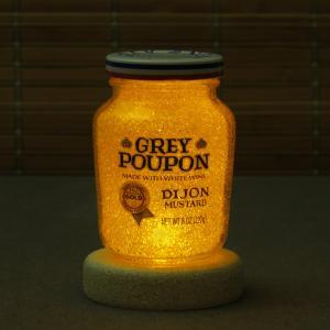 Grey Poupon Night Light Accent Lamp Corded With..