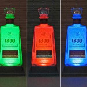 1800 Tequila Color Changing Bottle Lamp Bar Light..
