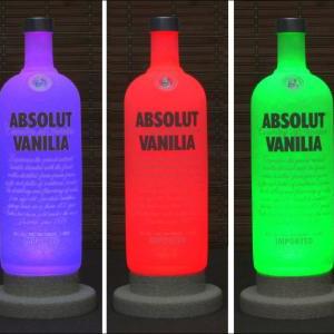 Absolut Vanilia Vodka Color Changing Led Remote..
