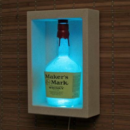 Makers Mark Whiskey Sconce Wall Mount Color..