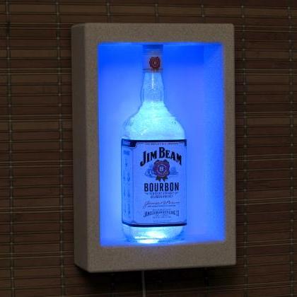 Jim Beam Whiskey Sconce Wall Mount Color Changing..
