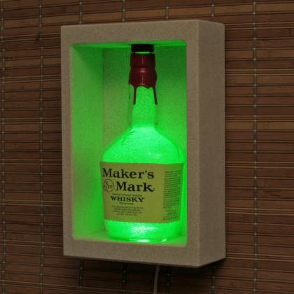 Makers Mark Color Changing Led Sconce Lighted..