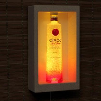 Ciroc Red Berry Vodka Shadowbox Wall Mount Or..