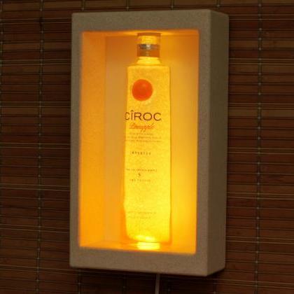 Ciroc Pineapple Vodka Shadowbox Wall Mount Or..