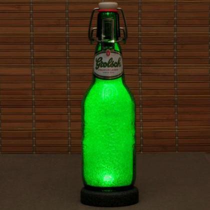 Grolsch Lager Led Beer Bottle Lamp Big 16oz Night..