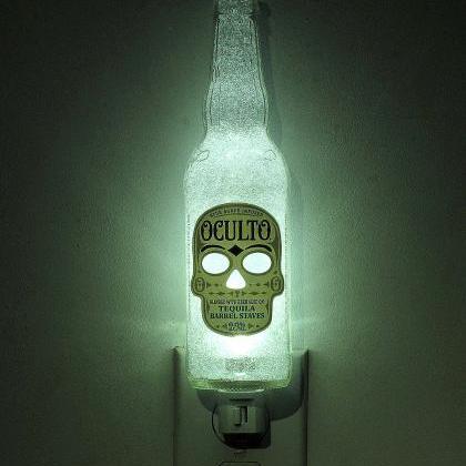 Oculto Beer 12oz Night Light Skull Occult Day Of..