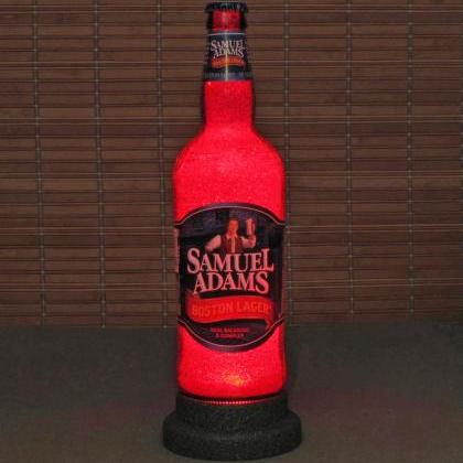 Samuel Adams 24oz Led Beer Bottle Lamp Light Bar..