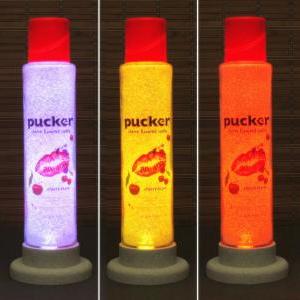 Pucker Cherry Tease Vodka Color Changing Led..
