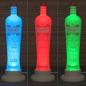 Kinky Vodka Liqueur Color Changing Led Remote..