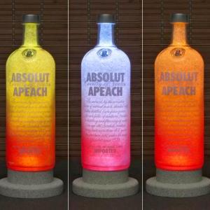 Absolut Peach Vodka Color Changing Led Remote..