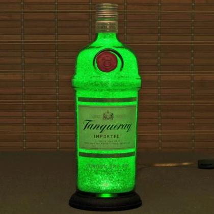 Tanqueray Gin Bottle Lamp/bar Light-video Demo-11..