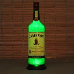 Jameson Irish Whiskey Bottle Lamp B..