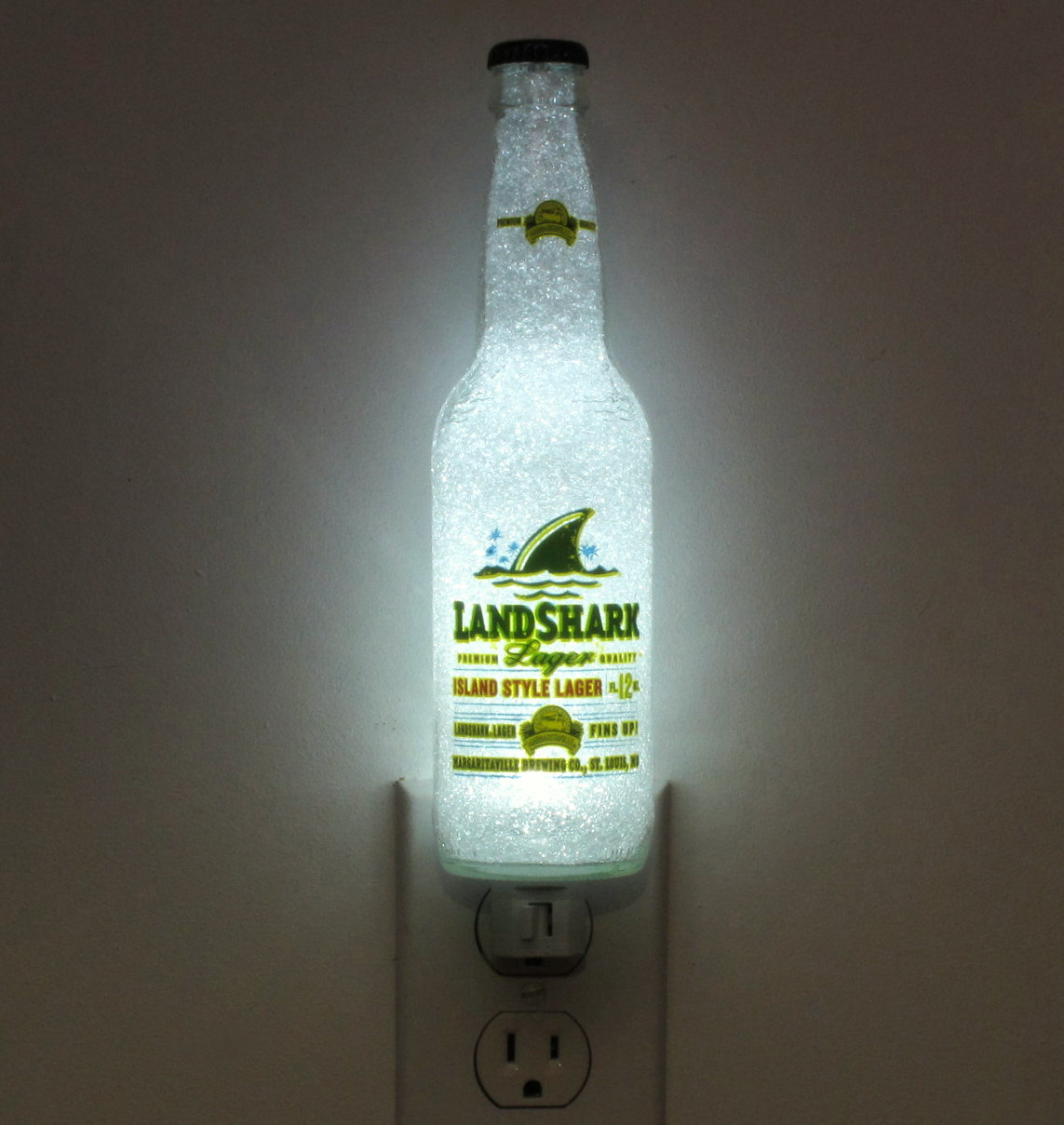 Land Shark Beer 12oz Night Light Accent Lamp Eco 50,000 Hour Led